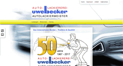 Desktop Screenshot of lackiererei-becker.de